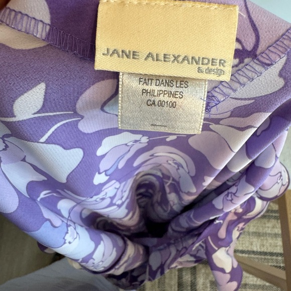 Jane Alexander made in Philippines 1X purple polyester maxi dress… - Picture 3 of 8